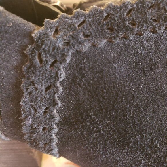 Nurture booties size 8.5US black suede Leather - Picture 8 of 11